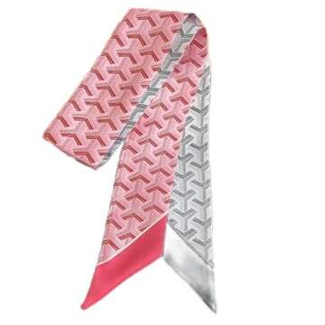 Horse Skinny Scarf for Women - Bag, Purse, Handbag, Hair, Handle, Accessory, Gift (Pink and Violet Chevron)