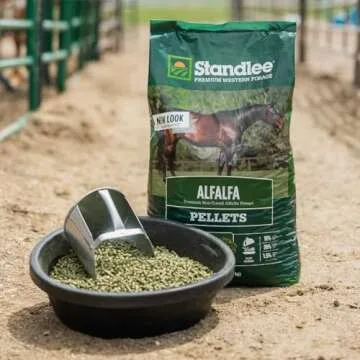 STANDLEE HAY COMPANY 1175-30101-0-0, 40 lb Premium Alfalfa Pellet, Red