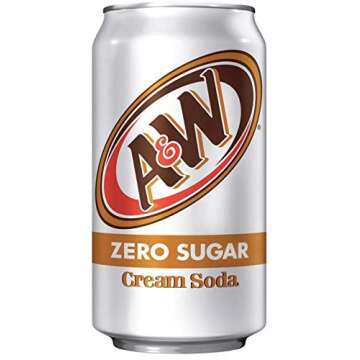 A&W Diet Cream Soda, 12 Fl Oz (Pack of 24)