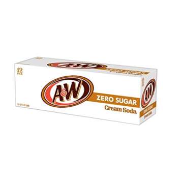 A&W Diet Cream Soda, 12 Fl Oz (Pack of 24)