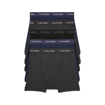 Calvin Klein Men's Cotton Classics 5-Pack Boxer Briefs - Ultimate Comfort & Style