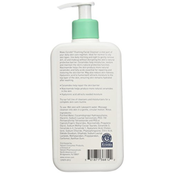 CeraVe Foaming Facial Cleanser for Oily Sensitive Skin