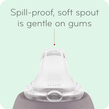 NUK Finding Dory Active Cup 10oz, 2 Count (Pack of 1) – BPA Free, Spill Proof Sippy Cup