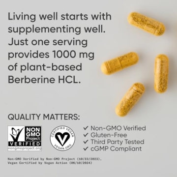 Sports Research Berberine - Vegan Metabolic Health Support