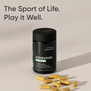 Sports Research Berberine - Vegan Metabolic Health Support