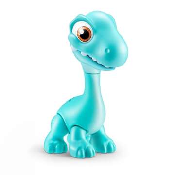 Smashers Junior Dino Dig Large Egg (Brontosaur) by ZURU 18+ Surprises Compounds Mold Dinosaur Preschool Toys Build Construct Sensory Play for Kids 18 Months - 3 Years