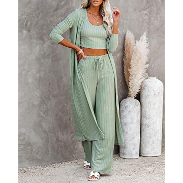 Fessceruna Women's 3-Piece Lounge Set - Chic & Cozy