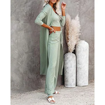 Fessceruna Women's 3-Piece Lounge Set - Chic & Cozy
