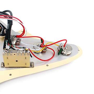 Alnicov Guitar Loaded Prewired Pickguard Pickups SSS，3-ply，for ST Guitar