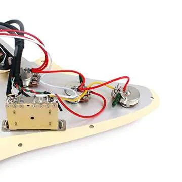 Alnicov Guitar Loaded Prewired Pickguard Pickups SSS，3-ply，for ST Guitar