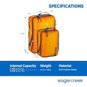 Eagle Creek Lightweight Compression Packing Cubes Set