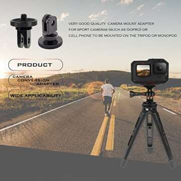 Niewalda Aluminum Camera Tripod Mount Adapter - Dual Pack
