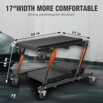 Durable Rolling Automotive Creeper 300 Lbs Capacity