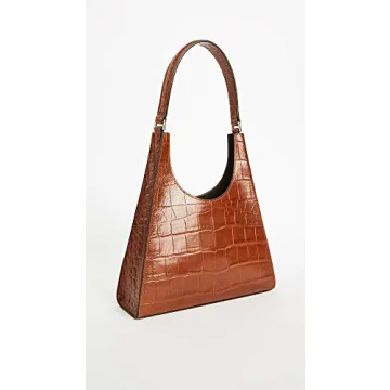 STAUD Women's Rey Bag – Elegant Saddle Croc Design