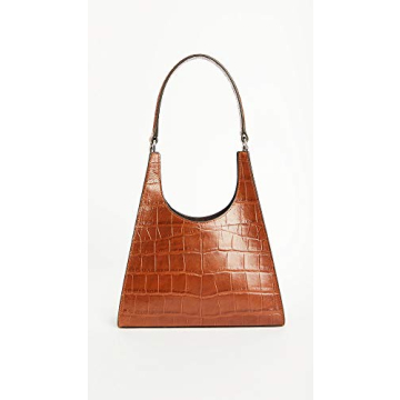 STAUD Women's Rey Bag – Elegant Saddle Croc Design