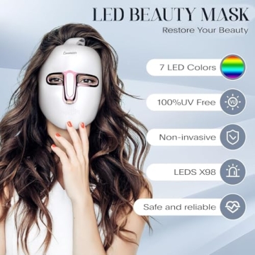 SDKWDH 7-in-1 LED Face Mask for All Skin Types