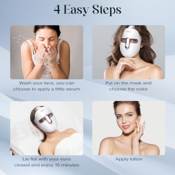 SDKWDH 7-in-1 LED Face Mask for All Skin Types