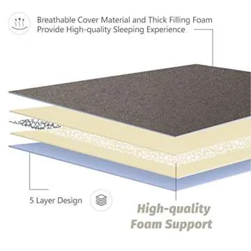 MAXYOYO Japanese Floor Mattress for Comfortable Sleeping