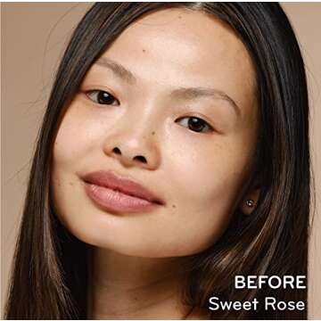 purlisse Blush Glow BB Cheek Color: Cruelty-free & clean, Paraben & Sulfate-free, Cream blush, Long lasting, Vitamin E hydrates | Sweet Rose 0.34oz