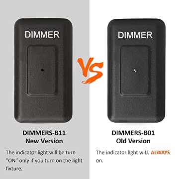 Facon 12Volt Touch Dimmer Switch, 50Watts Max, Use with 12V LED Lights, Incandescent and Halogen Bul...