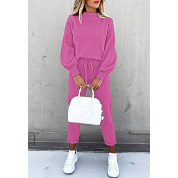 Stylish Fixmatti Women 2 Piece Sweatsuit Tracksuit Set