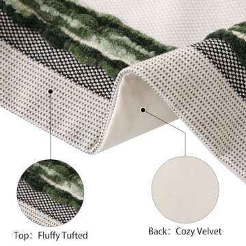 Simmore Boho Decorative Throw Pillow Covers 18x18 Set of 2, Tufted Farmhouse Pillow Covers with Tass...