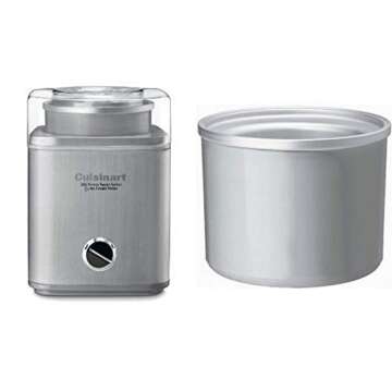 Cuisinart ICE-30BC Ice Cream Maker and Freezer Bowl Bundle - Your Home Dessert Factory