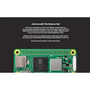 Raspberry Pi Zero 2 W - 2021 Model with Wireless & Bluetooth