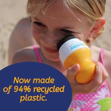 Solar Buddies Sunscreen Applicator - Pink Pack of 3 - BPA-Free Refillable Roll on Sponge Sunscreen, Suncream & Lotion Applicator For Kids, Adults & Families - Holds 3.4fl oz, Perfect Size for Travel