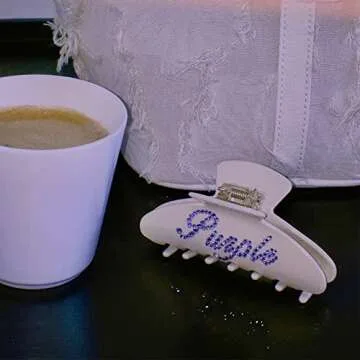 Personalized Rhinestone Big Claw Hair Clips for Women