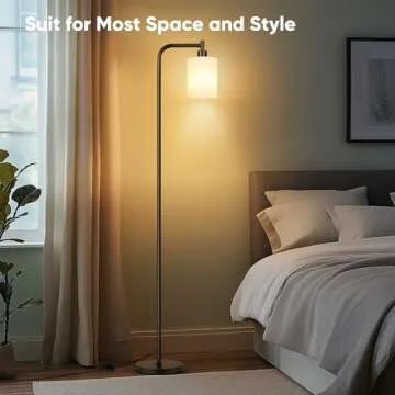 QiMH Modern Adjustable Floor Lamp for Living Room