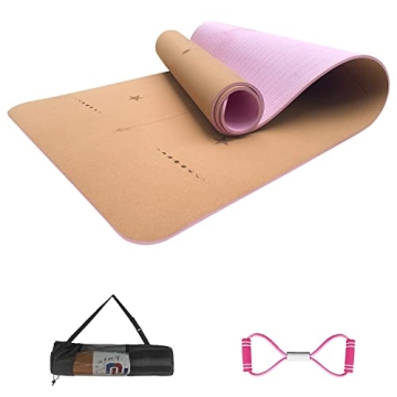 Numat Cork Yoga Mat Eco-friendly Non-slip 6mm with Bag