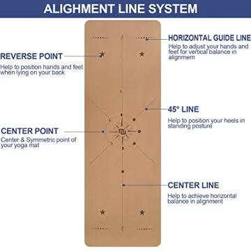 Numat Cork Yoga Mat Eco-friendly Non-slip 6mm with Bag