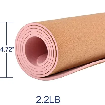 Numat Cork Yoga Mat Eco-friendly Non-slip 6mm with Bag