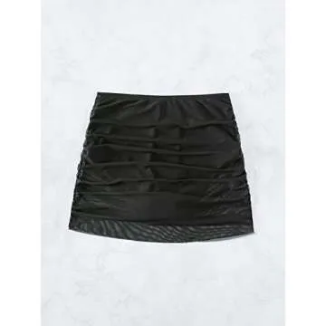 OYOANGLE Women's High Waisted Swim Skirt - Stylish & Comfortable