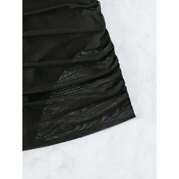 OYOANGLE Women's High Waisted Swim Skirt - Stylish & Comfortable