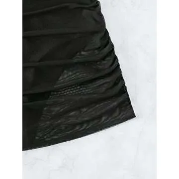 OYOANGLE Women's High Waisted Swim Skirt - Stylish & Comfortable