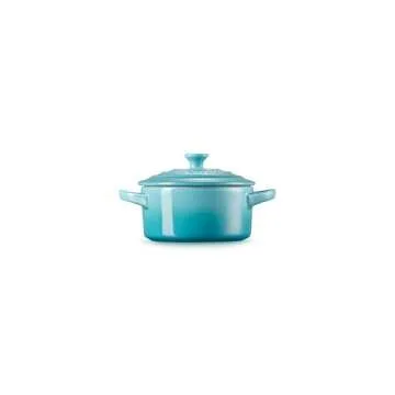Le Creuset Stoneware Mini Round Cocotte, 8 oz., Caribbean