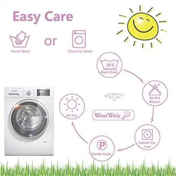 WestWeir White Ruffle Shower Curtain - Farmhouse Cloth Bathroom 72 x 72 Inches Texture Fashion, Double Layer Fabric, not See Through.