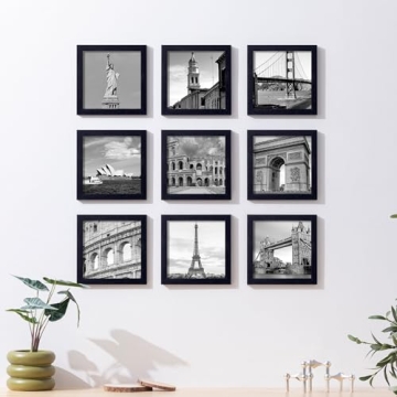 eletecpro 8x8 Picture Frames Set: Classic Collage Decor