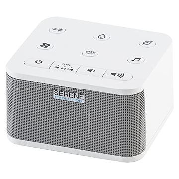 Serene Evolution 45 Sound Portable White Noise Machine - Sleep Sound Machine for Adults, Kids, Baby,...