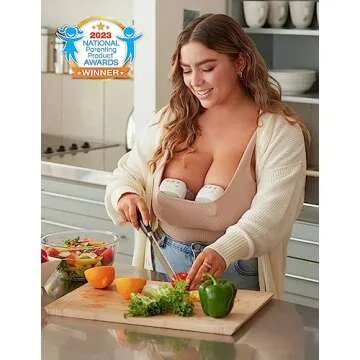 Momcozy S9 Pro Wearable Breast Pump – Enhanced Hands-Free Convenience with Long-Lasting Battery and LED Display, 24mm