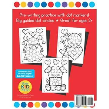 Valentine's Day Dot Markers Activity Book for Ages 2+: Easy Big Dots for Toddler and Preschool Kids ...