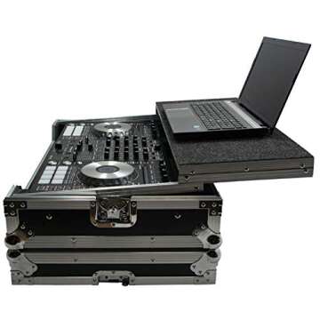Harmony Audio HCDDJSXLT Flight Glide Laptop Stand Tray DJ Custom Case Compatible with Pioneer DDJ-SX2