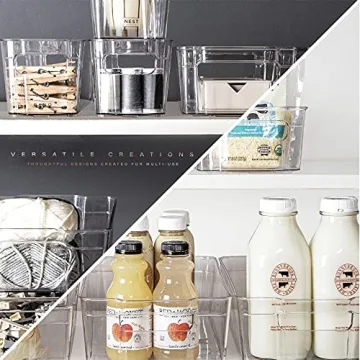 BINO Stackable Storage Bins for Easy Organization 2 Pack