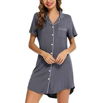 Comfy Women's Nightgown for Maternity and Nursing