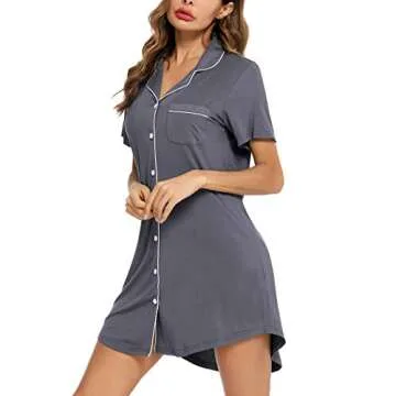 Comfy Women's Nightgown for Maternity and Nursing