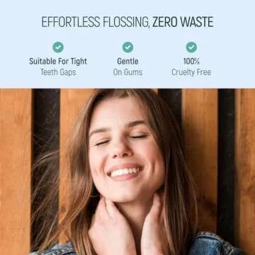 Natural Dental Floss Picks Eco-Friendly 200 Pack