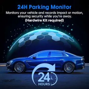 Yonvim Dash Cam 2.5K Front and Rear with Night Vision