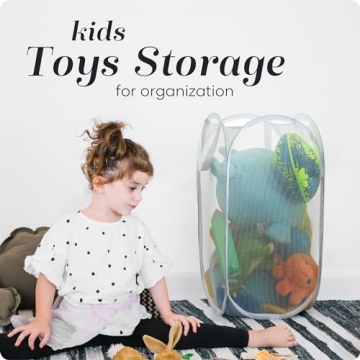 Handy Laundry Collapsible Mesh Hamper for Convenience